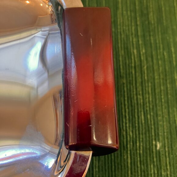 Vintage 1960's Mid Century Modern Food Platters - Danish Triangle Dish, Bakelite - Picture 12 of 16